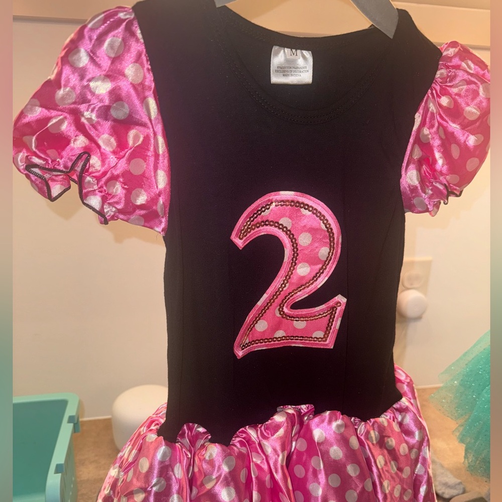Minny Mouse 2 years old birthday outfit